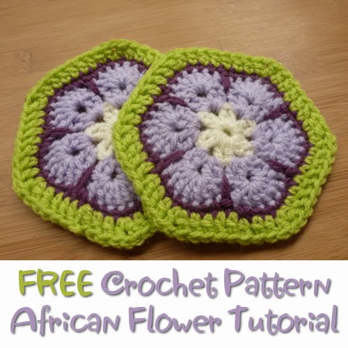 Free Crochet Pattern African Flower Tutorial Detailed Written and Photo Instructions