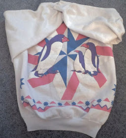 recycling an old sweatshirt