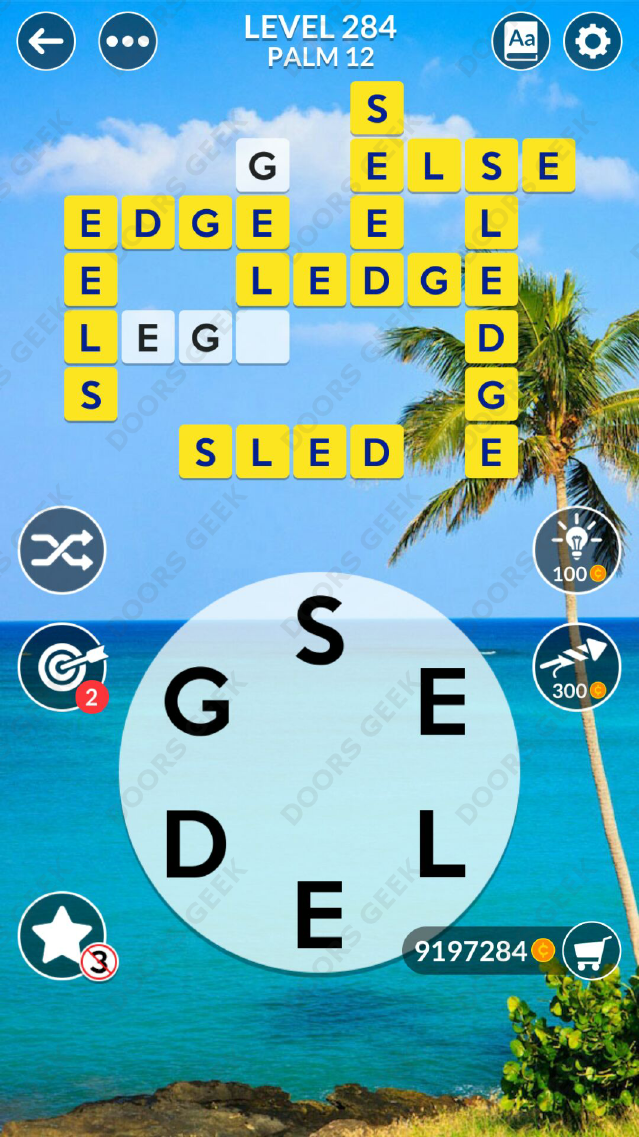 Wordscapes Level 284 Answers Doors Geek