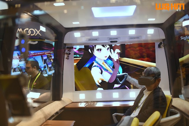 Anime and Car Automation? We Love it!  Toyota Boshoku at @CES 2019 by #LAOCMAG