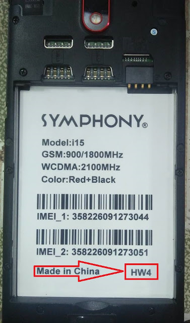 Symphony i15 HW4 Flash File 