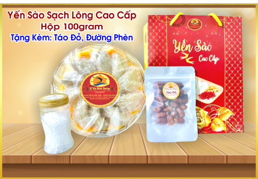 Tổ Yến Sạch Lông 100g 