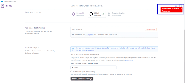 [Solved] Heroku & Github Error: item could not be retrieved unauthorized