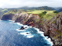 Hawaii cliff seaside