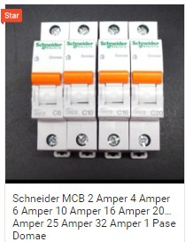 mcb 6 ampere schneider