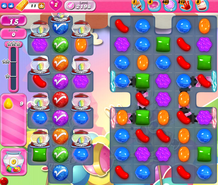 Candy Crush Saga level 2198