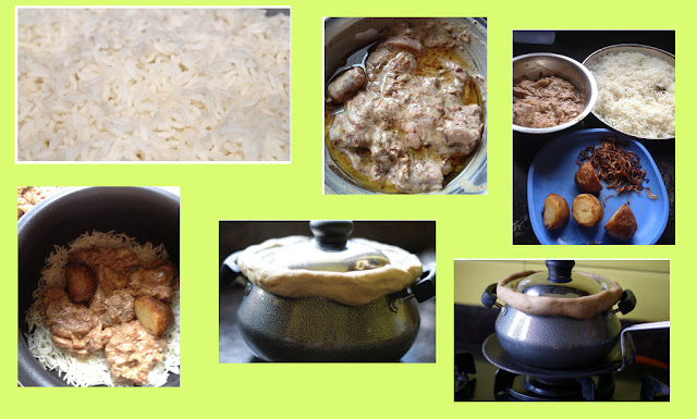 Steps to make kchhi biryani