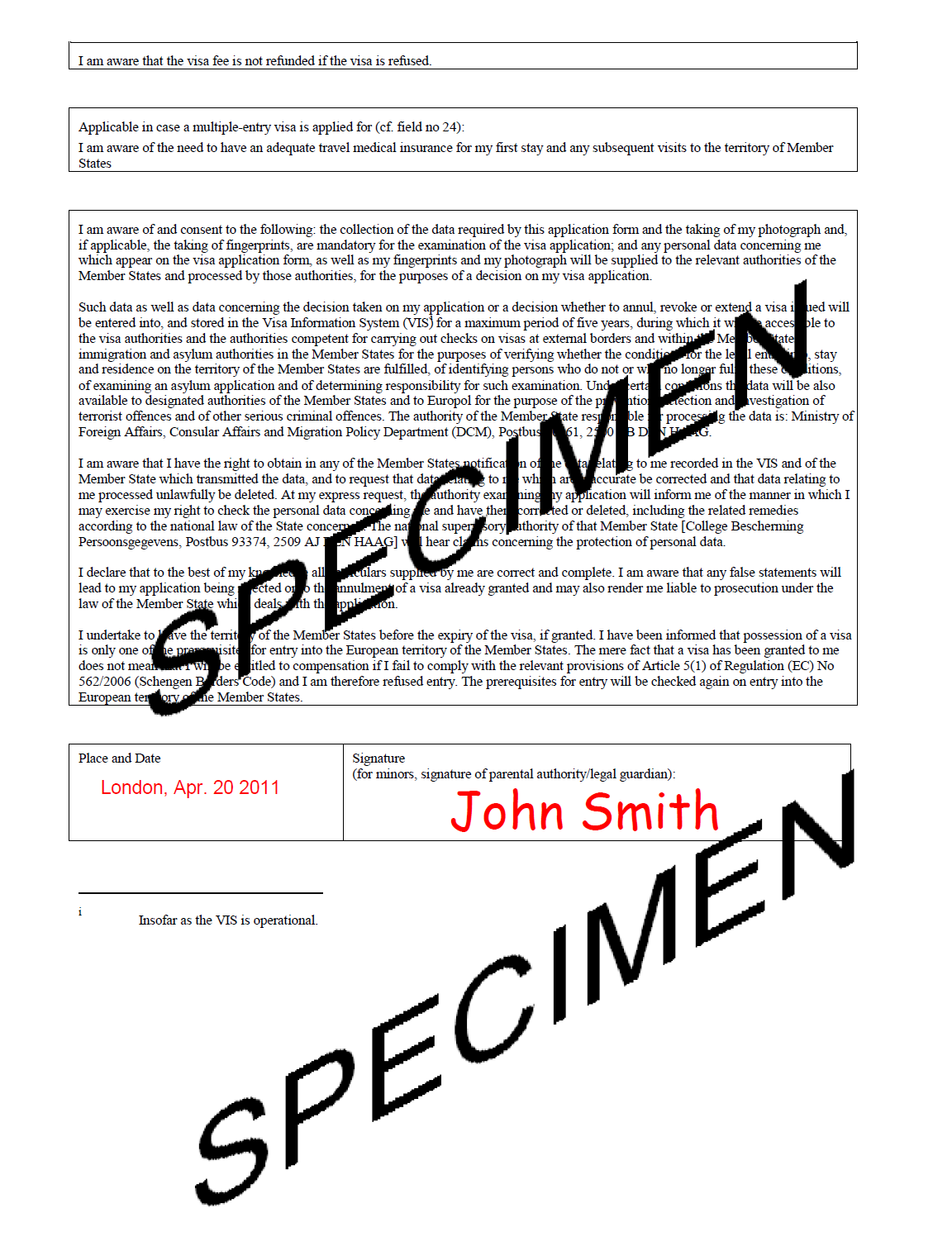 Schengen Visa Information Centre Sample Filled Out Schengen Visa Information Centre Sample Filled Out
