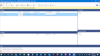 Captura de Pantalla KLS Backup Professional 2021 v11