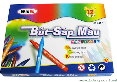 Bút sáp màu WinQ CR-07  - 12 màu