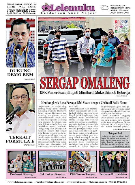 Tabloid Lelemuku #89 - Sergap Omaleng - 8 September 2022