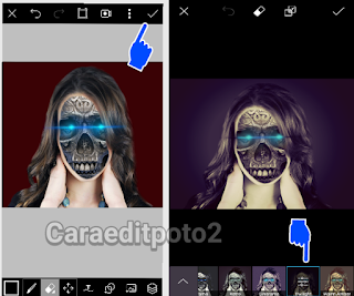  semoga semua dalam keadaan sehat selalu Cara Edit Foto Cyborg Effect di Picsart Android