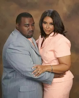 Fat Kanye West, Kim Kardashian, 