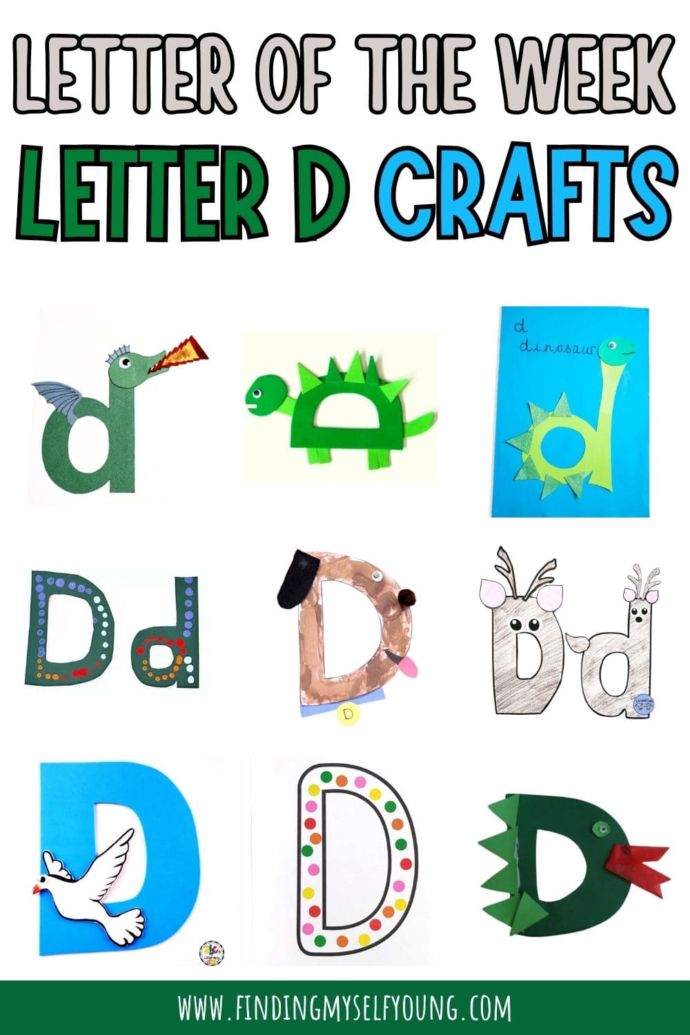 letter d crafts for kids.