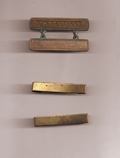 Campaign clasps belonging to John Fleming Walsh