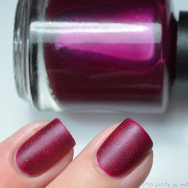 wine matte nail polish