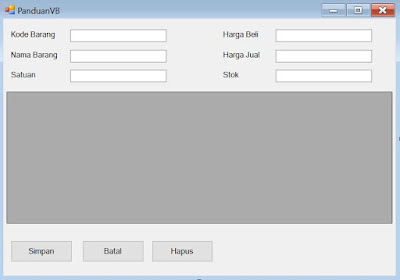 program sederhana vb.netr dengan database access
