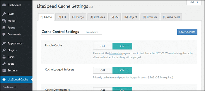 Hướng Dẫn Cài Đặt Và Thiết Lập Plugin LiteSpeed Cache