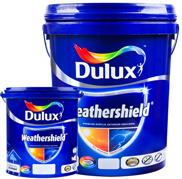 Jasa pngecatan dinding luar bahan dulux weathershield 