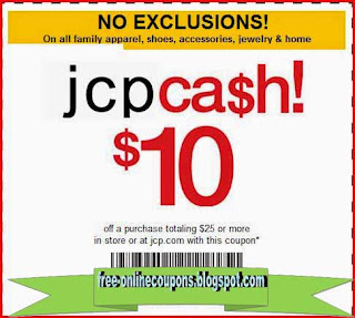 Free Printable JCPenney Coupons