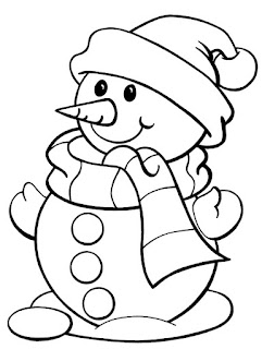 Printable Snowman Coloring Free