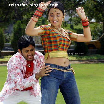 Tamil actress trisha hot sexy navel show image