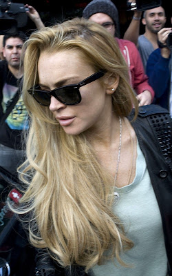 Lindsay Lohan out for sushi in Los Feliz