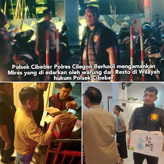 Warung dan Resto, Polsek Cibeber Polres Cilegon Berhasil Mengamankan Miras  