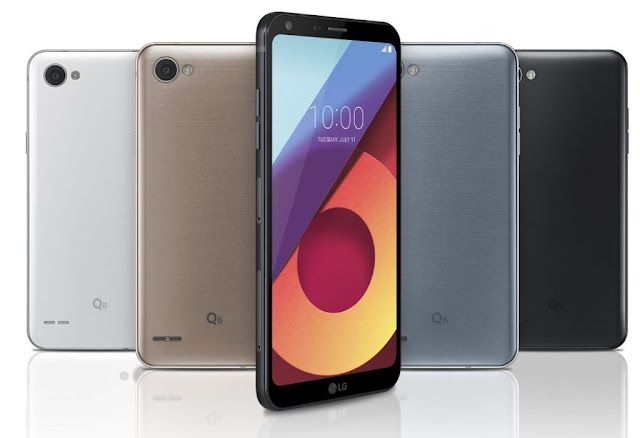 LG Q6 smartphone, bezel-less and its specification