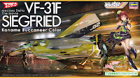 Hasegawa 1/72 VF-31D SIEGFRIED Kaname Buccaneer Color Macross Delta the Movie (65850) English Color Guide & Paint Conversion Chart