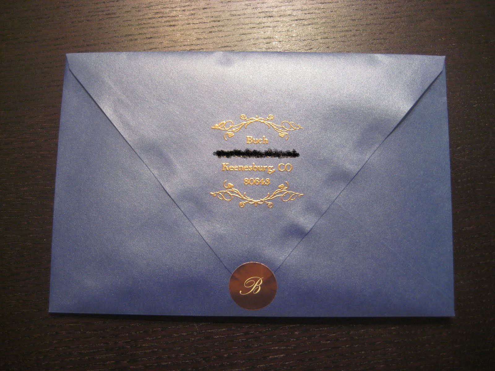 sealed wedding invitations