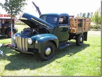 IMG_2460 1947 Ford .75-Ton Stakebed Truck at Antique Powerland in Brooks, Oregon on August 3, 2008