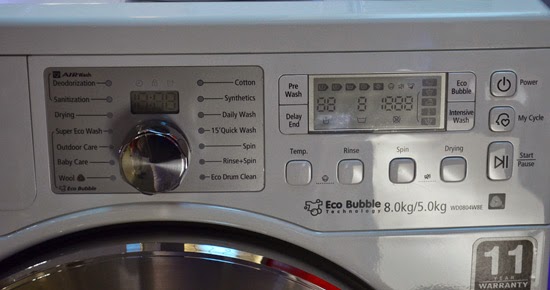 Samsung Front Load Washing Machine with Eco-Bubble Technology 