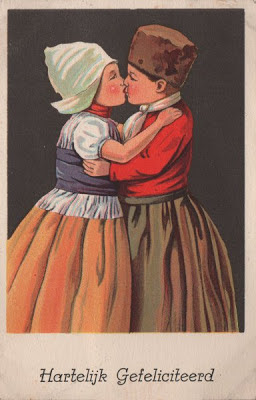 boy and girl kissing