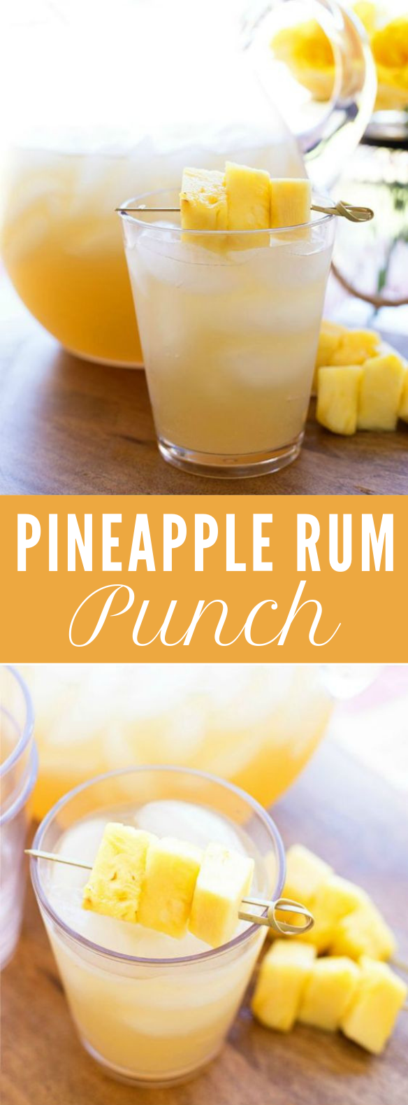 Pineapple Rum Punch #Pineapple #PartyDrink