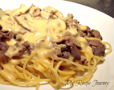 Philly Cheese Steak Spaghetti