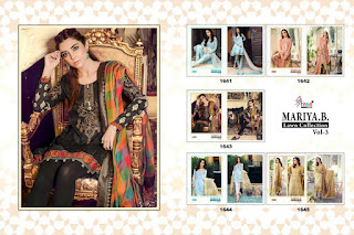  Mariya B Lawn collection vol-3 Cotton Embroidery Suits