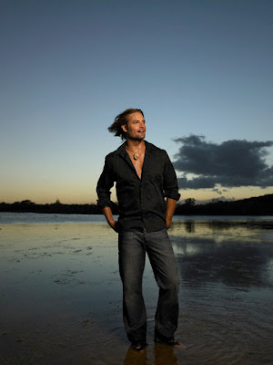 josh holloway, hunk,  long hair, handsome, celebrity, blonde,  shirt, beach