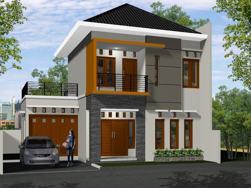 Gambar Desain Rumah 2 Lantai Mungil, Idaman Keluarga!