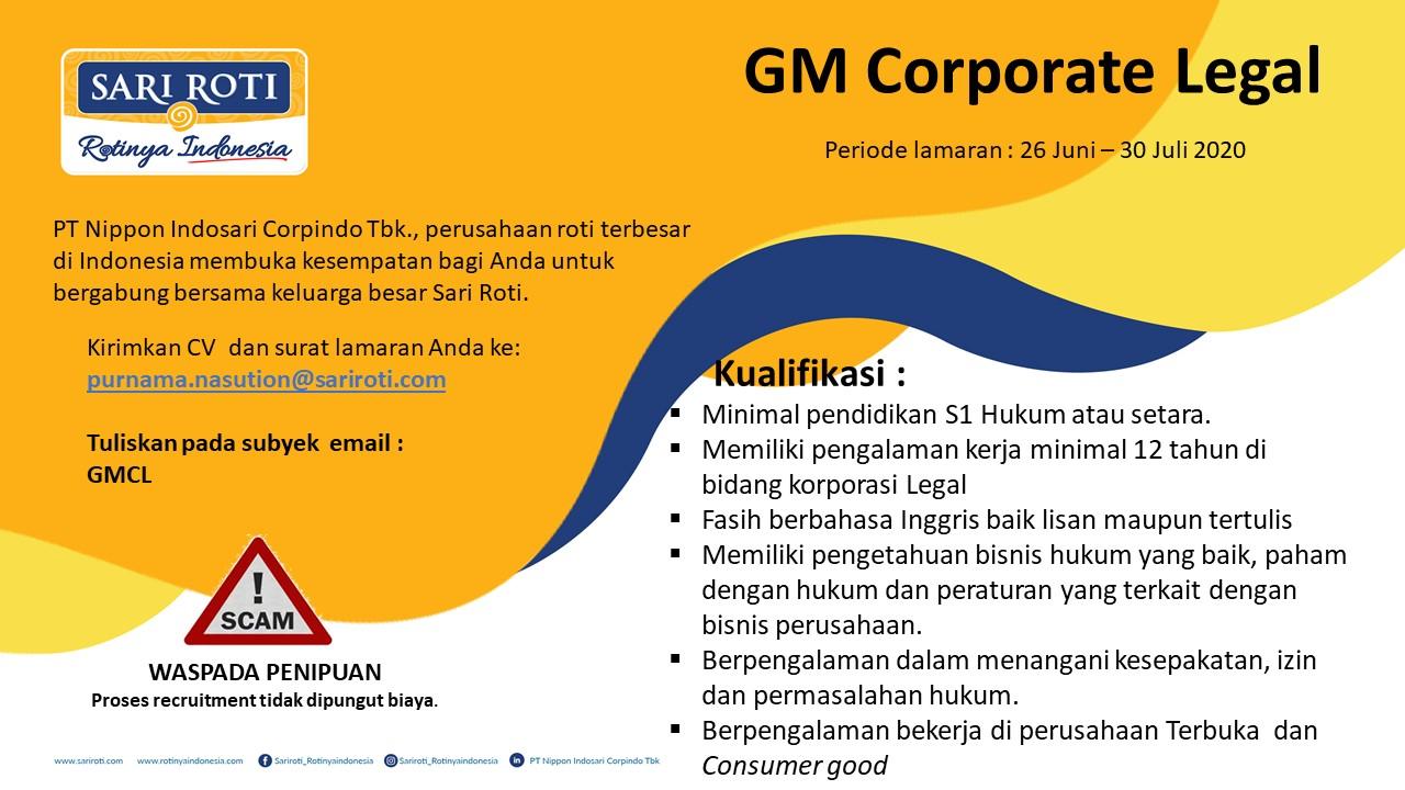 Lowongan Kerja PT Nippon Indosari Corpindo Tbk Bulan Juli ...