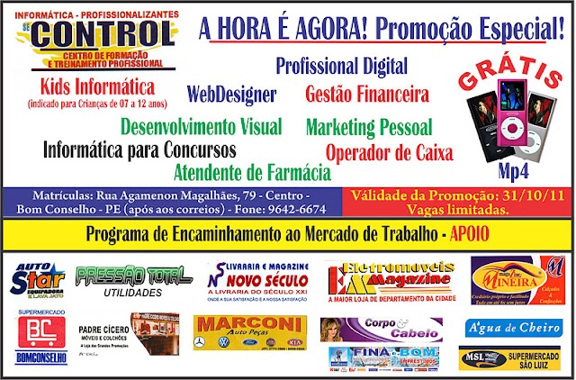 PROMOÇÃO DA CONTROL INFORMÁTICA