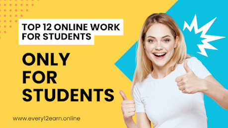12Types of online work for Students in 2024 -  2024 में छात्रों के लिए 12 प्रकार के ऑनलाइन कार्य