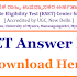 KSET FINAL KEY ANSWER -2017