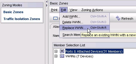 Brocade FC Switch WWN Replace