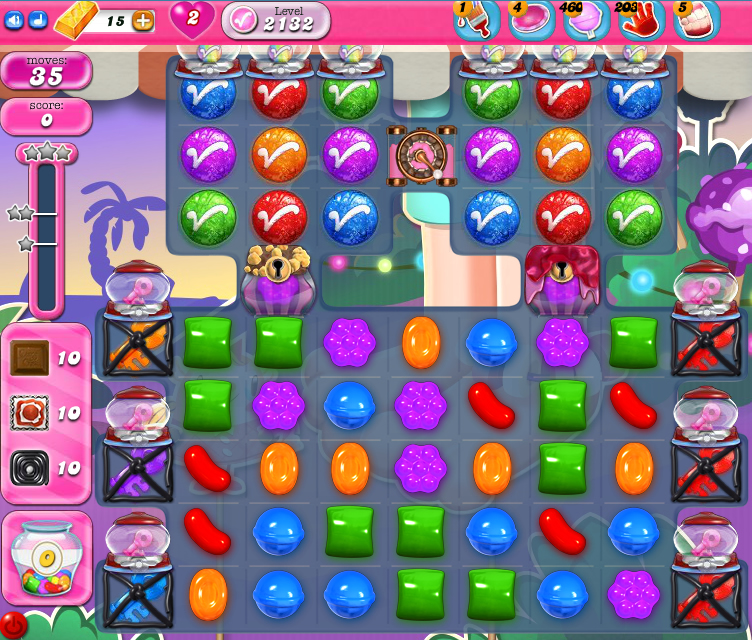 Candy Crush Saga level 2132