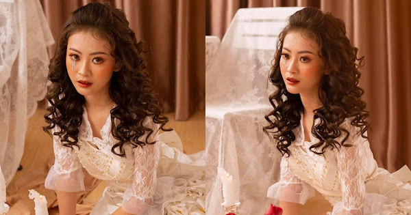 10X Hà Thành diện váy cô dâu, lung linh trong bộ ảnh tuổi 18 khiến dân tình không khỏi xuýt xoa