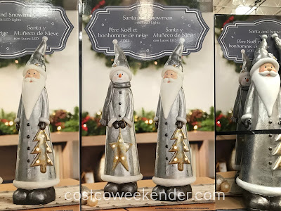 Decorate your home this Christmas with the Santa and Snowman with LED Lights
