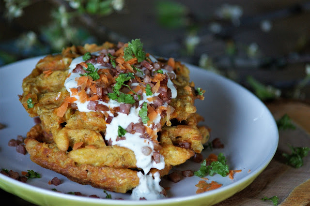 Karottenwaffeln für den Osterbrunch