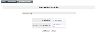 Create LDAP group OpenFiler