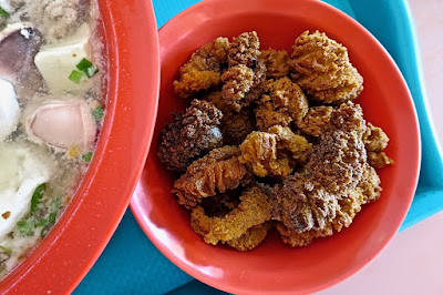 Cai Ji Fried Fish Soup (財記炸鱼湯), fried fish roe